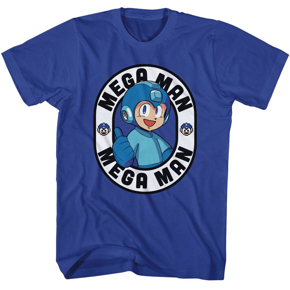 Mega Man - Thumbs Up Oval T-Shirt Hoodie, Sweatshirt | CiraTrend.com