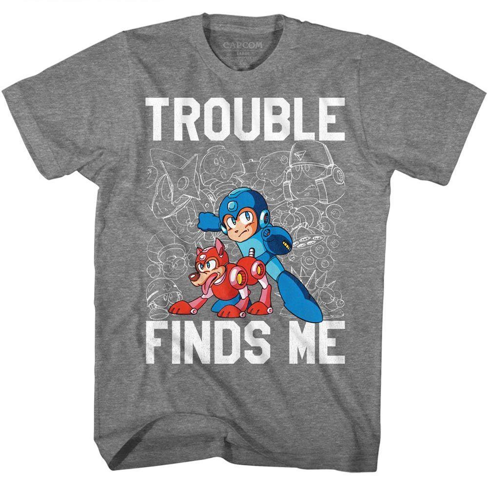 Mega Man Trouble Boyfriend Tee Hoodie, Sweatshirt | CiraTrend.com