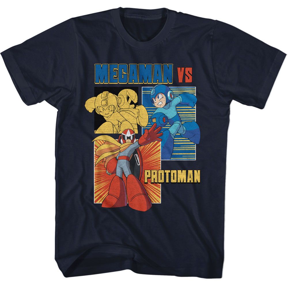 Mega Man - Vs Protoman T-Shirt Hoodie, Sweatshirt | CiraTrend.com
