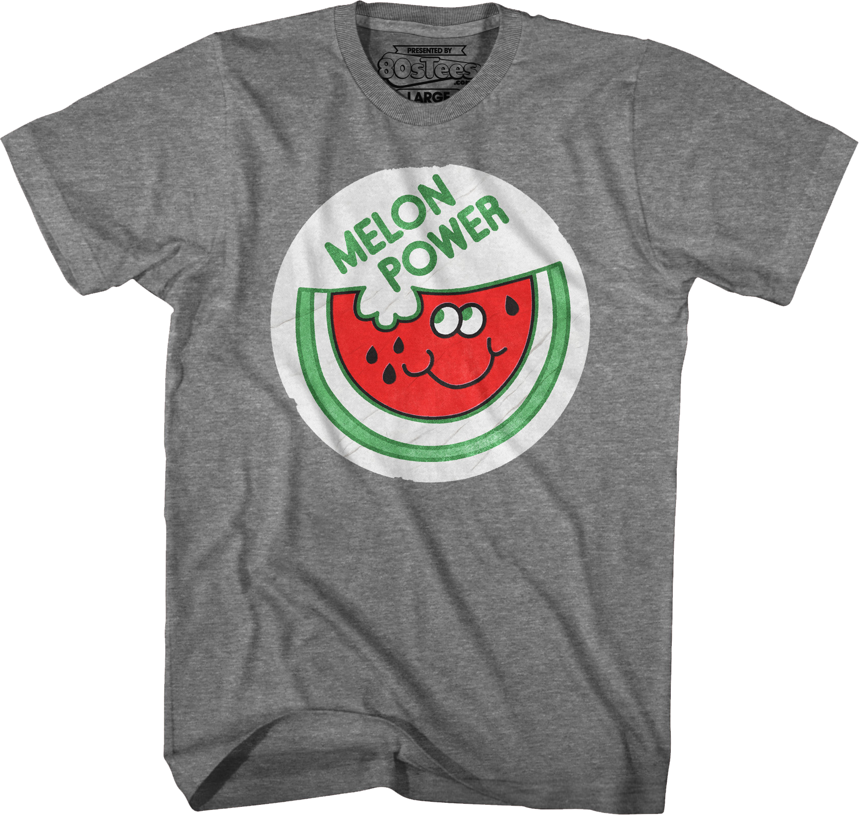 Melon Power Scratch & Sniff Sticker T-Shirt Hoodie, Sweatshirt | CiraTrend.com (Image 1)