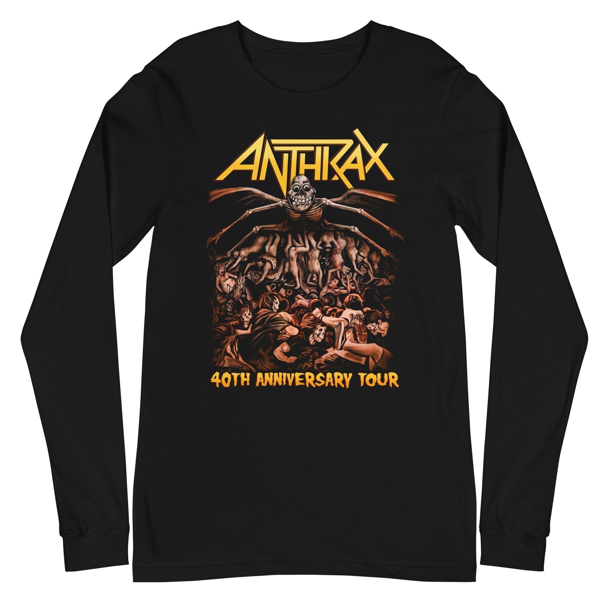 Anthrax  40th Anniversary Tour Long Sleeve T Shirt Apparel Hoodie, Sweatshirt | CiraTrend.com