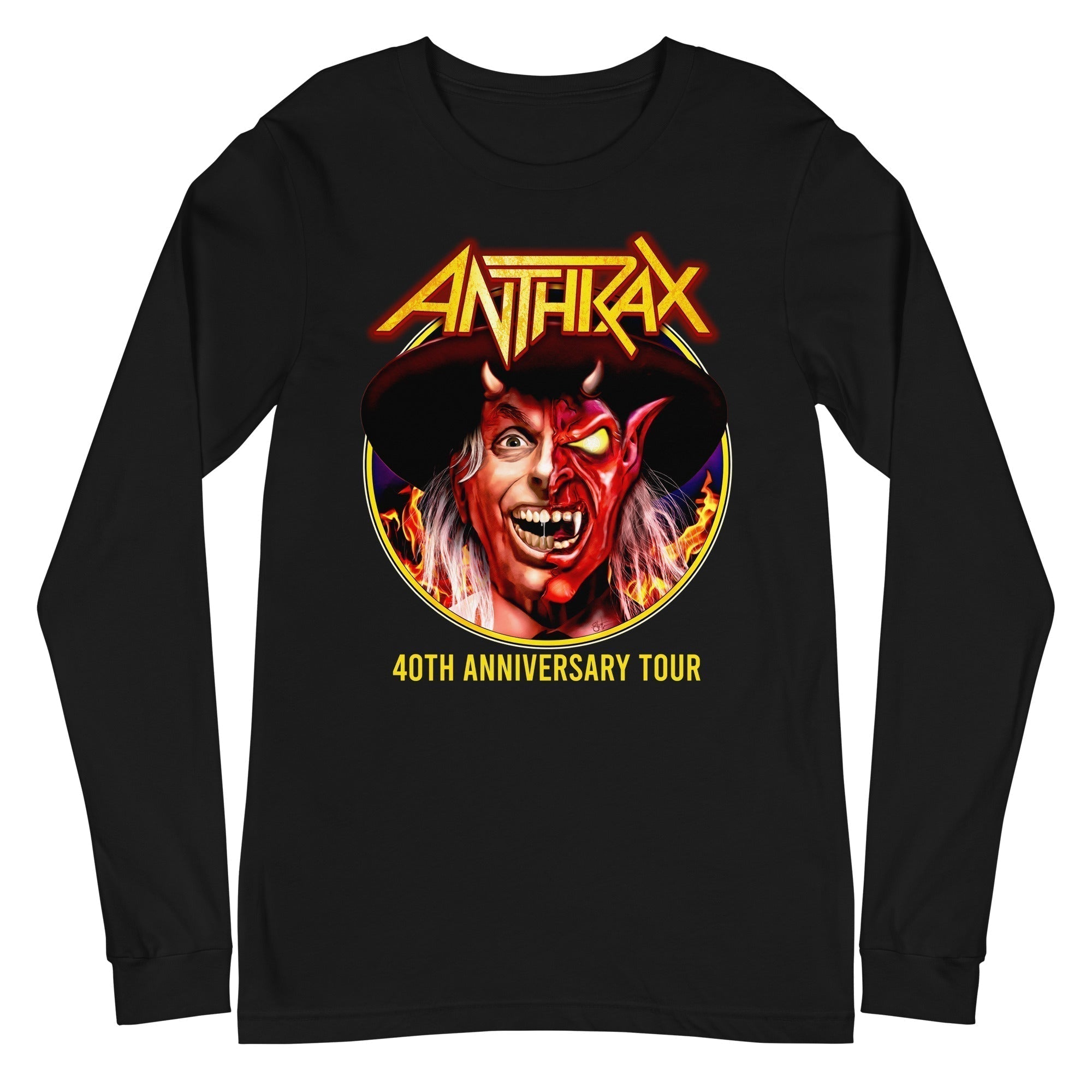 Anthrax  Half Devil Long Sleeve T Shirt Apparel Hoodie, Sweatshirt | CiraTrend.com