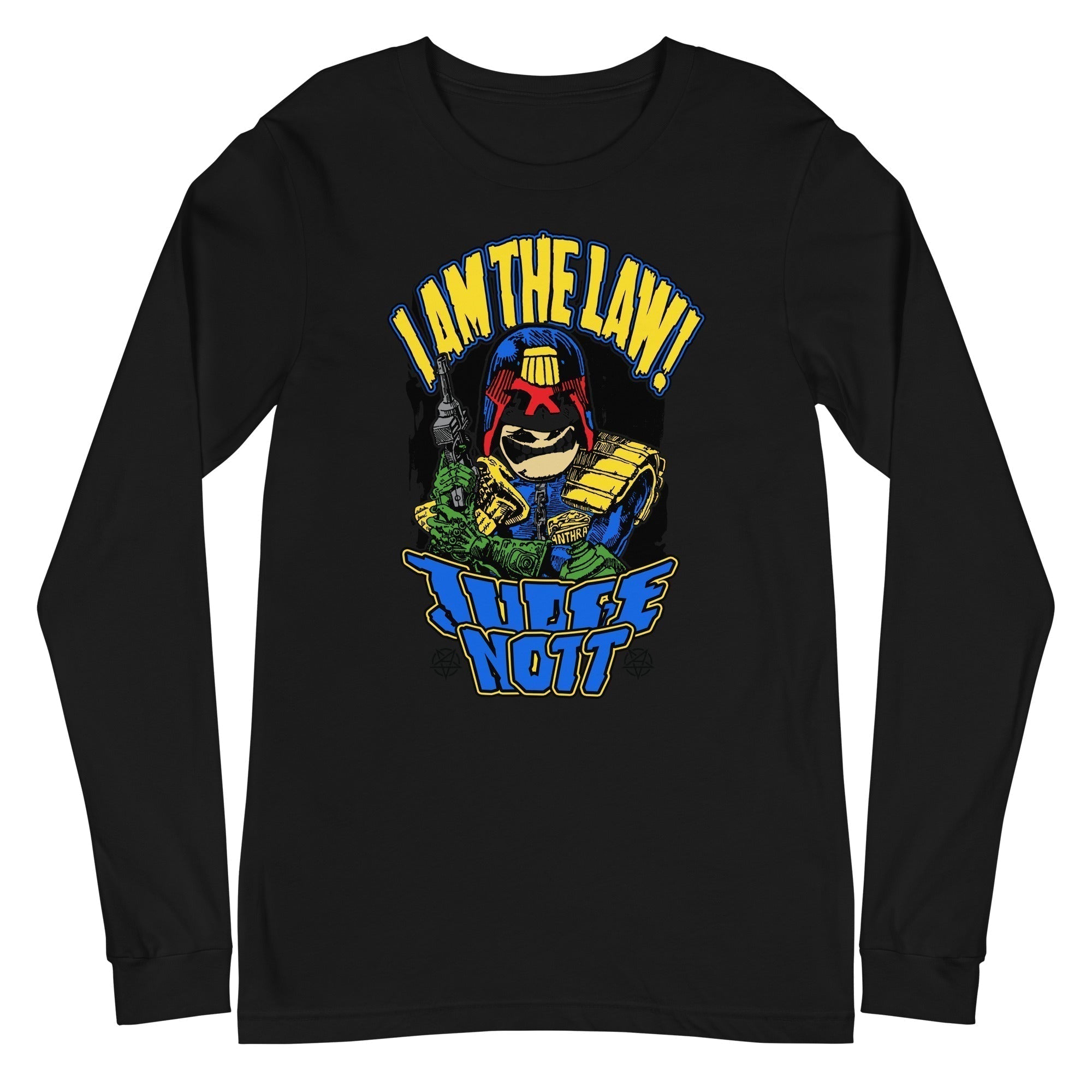 Anthrax  I Am The Law Long Sleeve T Shirt Apparel Hoodie, Sweatshirt | CiraTrend.com