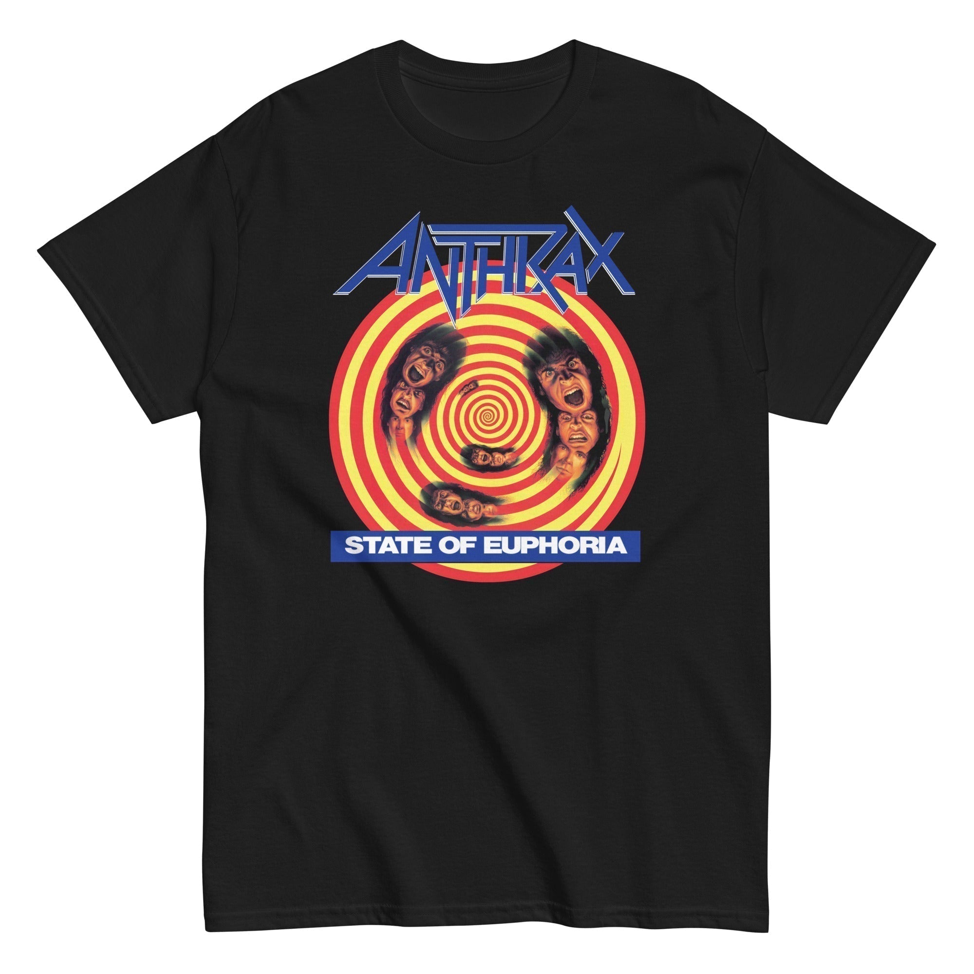 Anthrax State Of Euphoria T Shirt Black Hoodie, Sweatshirt | CiraTrend.com