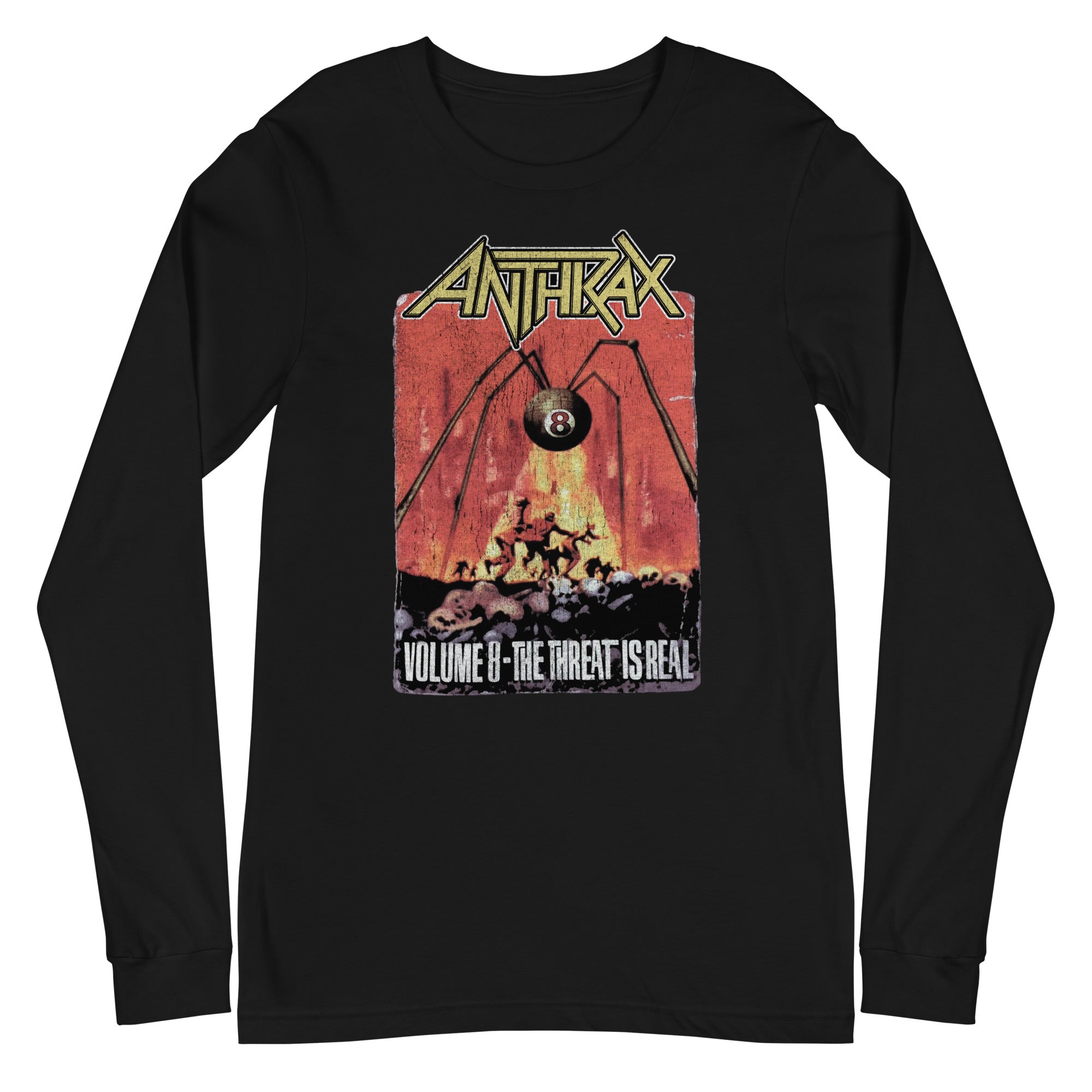 Anthrax  The Threat Is Real Long Sleeve T Shirt Apparel Hoodie, Sweatshirt | CiraTrend.com