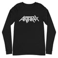 Anthrax  White Classic Logo Long Sleeve T Shirt Apparel Hoodie, Sweatshirt | CiraTrend.com