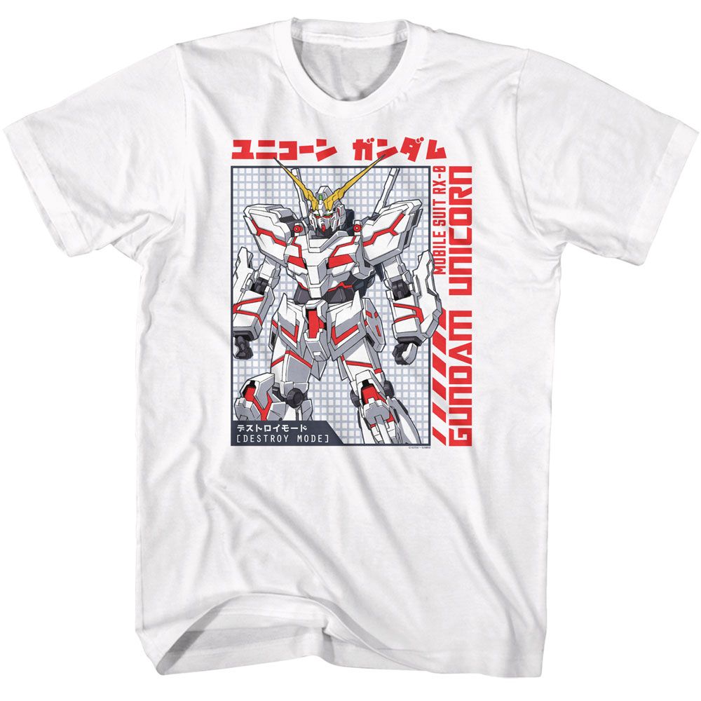 Mobile Suit Gundam - Gundam Unicorn D Mode T-Shirt Hoodie, Sweatshirt | CiraTrend.com