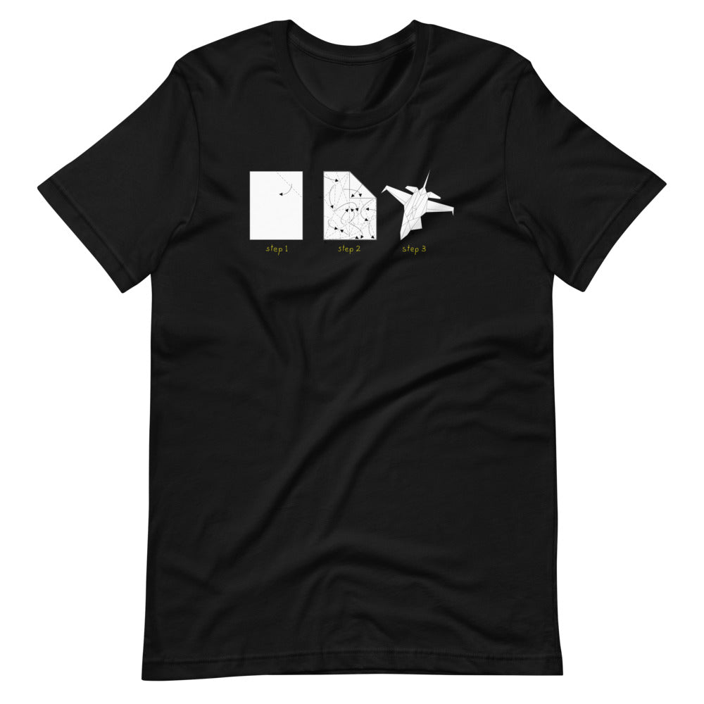 Paper Airplane (3 Simple Steps) T-Shirt (Unisex) Hoodie, Sweatshirt | CiraTrend.com (Image 2)