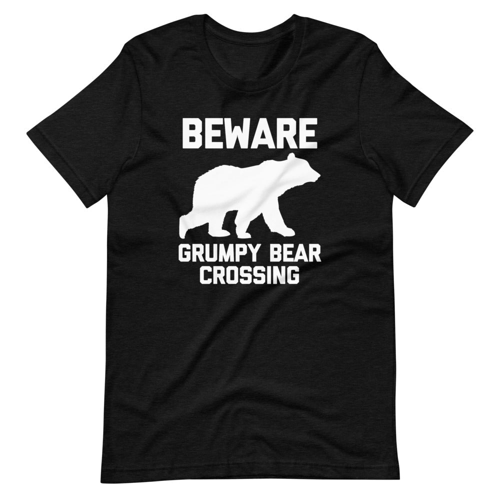 Beware: Grumpy Bear Crossing T-Shirt (Unisex) Hoodie, Sweatshirt | CiraTrend.com (Image 4)