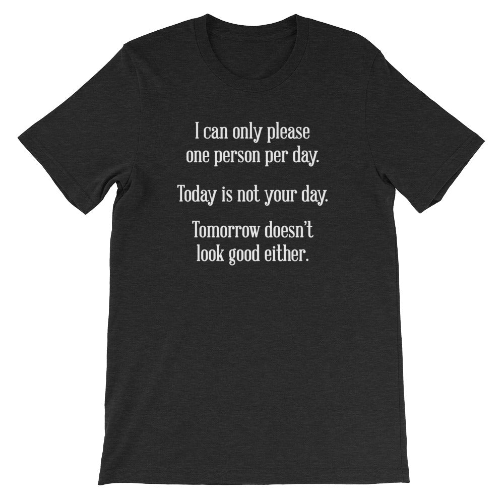 I Can Only Please One Person Per Day T-Shirt (Unisex) Hoodie, Sweatshirt | CiraTrend.com (Image 4)