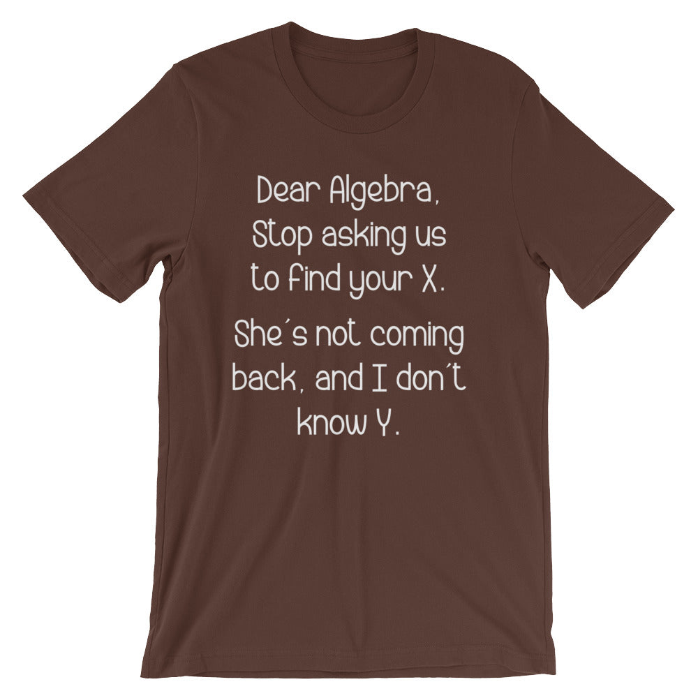 Dear Algebra T-Shirt (Unisex) Hoodie, Sweatshirt | CiraTrend.com (Image 3)