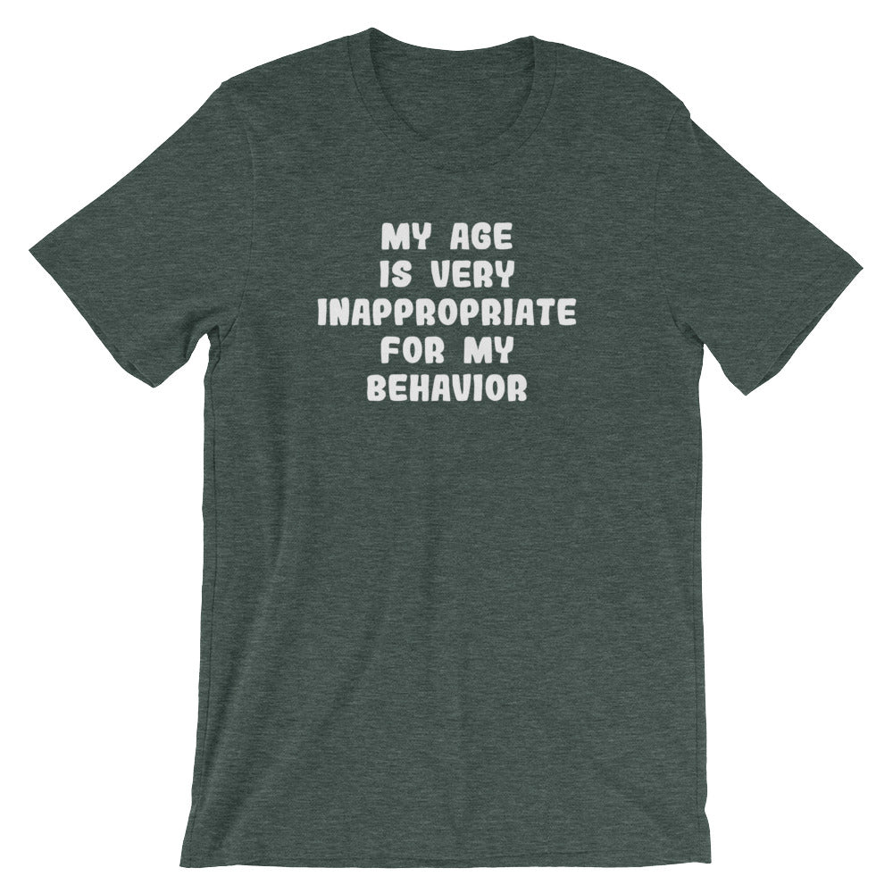 My Age Is Very Inappropriate For My Behavior T-Shirt (Unisex) Hoodie, Sweatshirt | CiraTrend.com (Image 5)