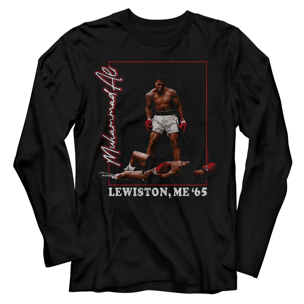 Muhammad Ali - Lewiston Me 65 Long Sleeve Boyfriend Tee Hoodie, Sweatshirt | CiraTrend.com