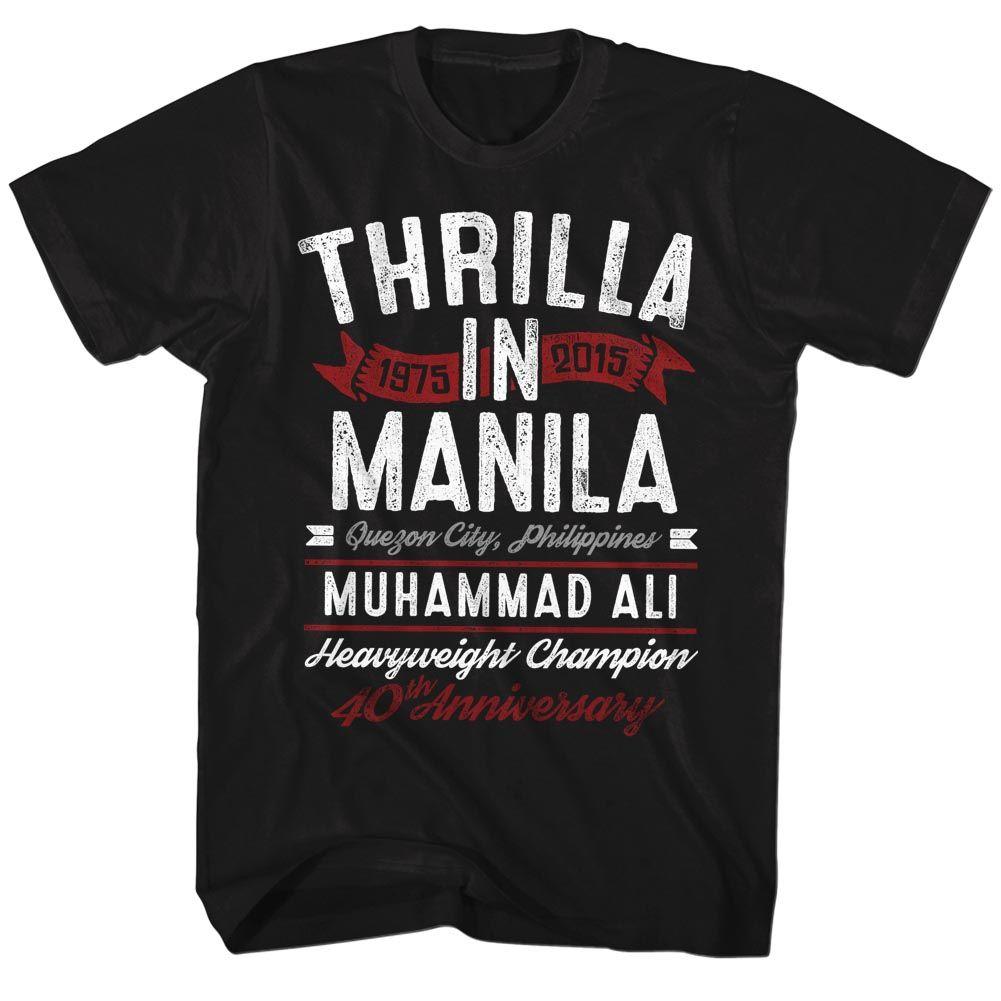 Muhammad Ali - Thrilla T-Shirt Hoodie, Sweatshirt | CiraTrend.com
