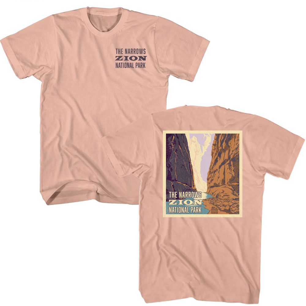 National Parks - Zion Narrows Front Back T-Shirt Hoodie, Sweatshirt | CiraTrend.com
