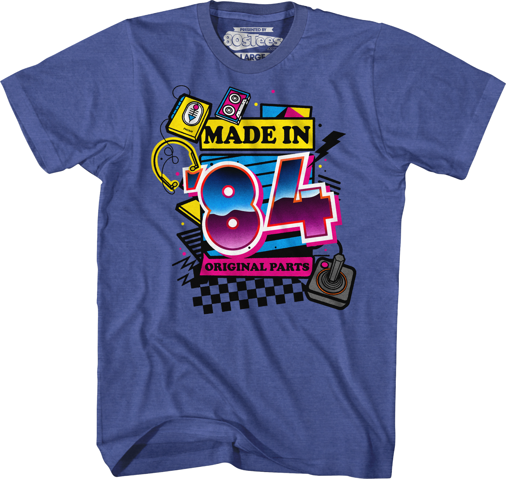 Original Parts Made In '84 T-Shirt Hoodie, Sweatshirt | CiraTrend.com (Image 1)