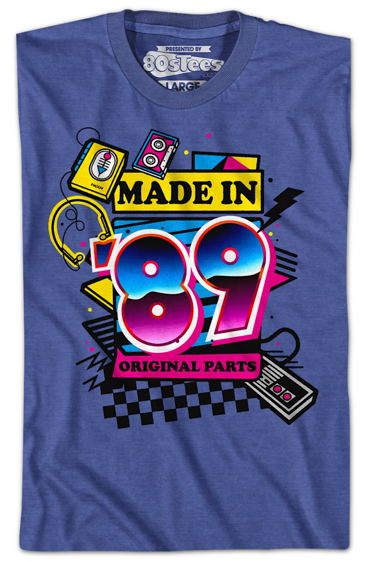 Original Parts Made In '89 T-Shirt Hoodie, Sweatshirt | CiraTrend.com (Image 2)