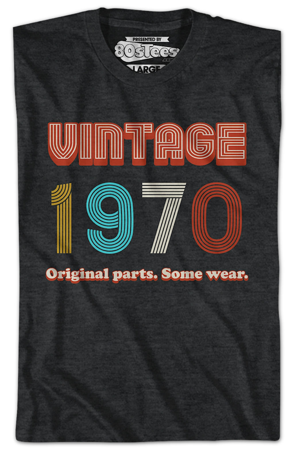 Original Parts Some Wear Vintage 1970 T-Shirt Hoodie, Sweatshirt | CiraTrend.com (Image 2)