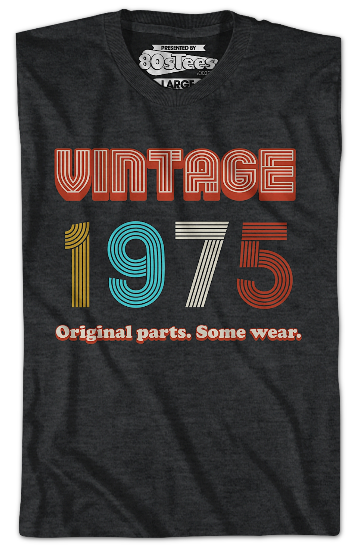Original Parts Some Wear Vintage 1975 T-Shirt Hoodie, Sweatshirt | CiraTrend.com (Image 2)