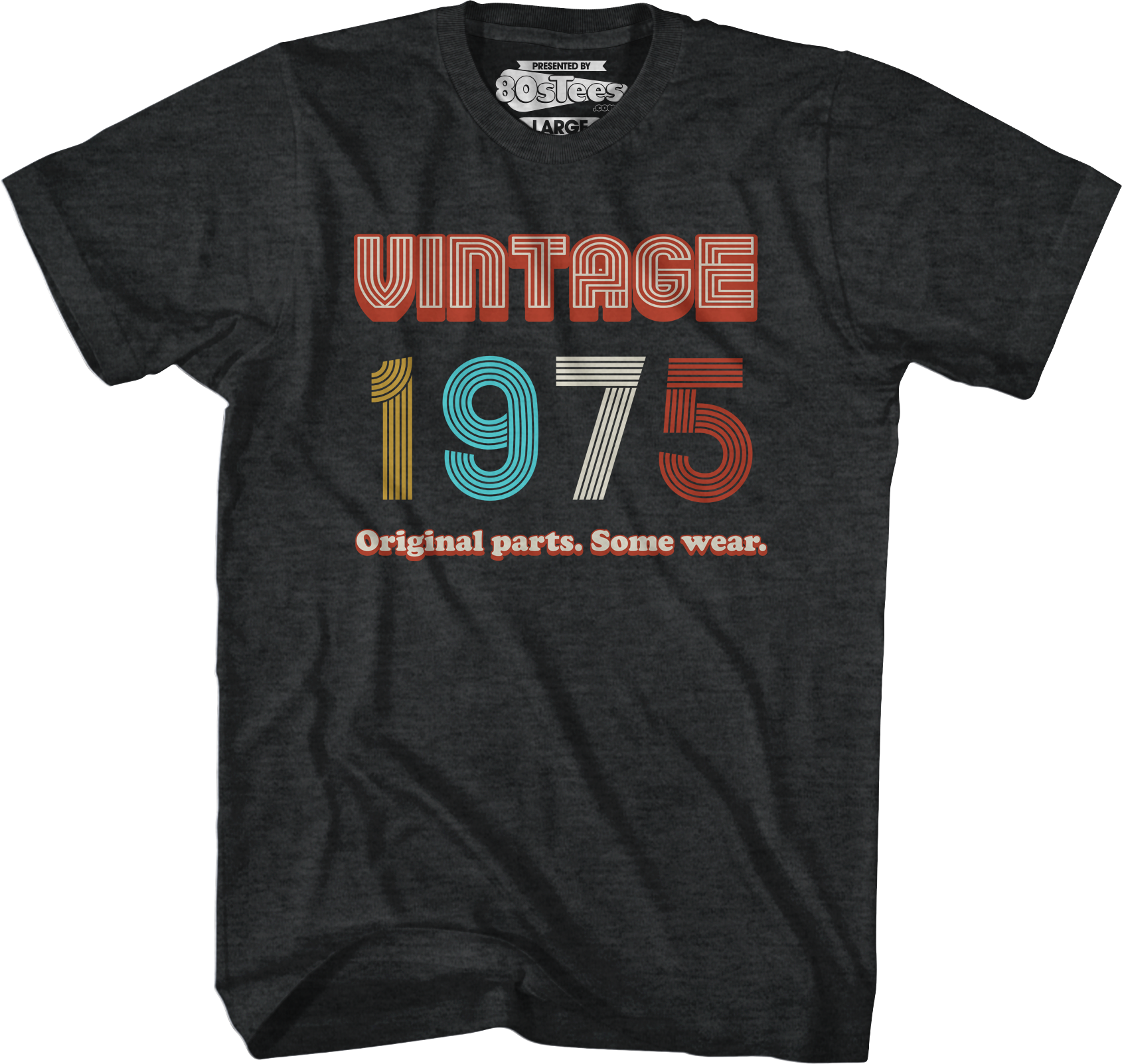 Original Parts Some Wear Vintage 1975 T-Shirt Hoodie, Sweatshirt | CiraTrend.com (Image 1)