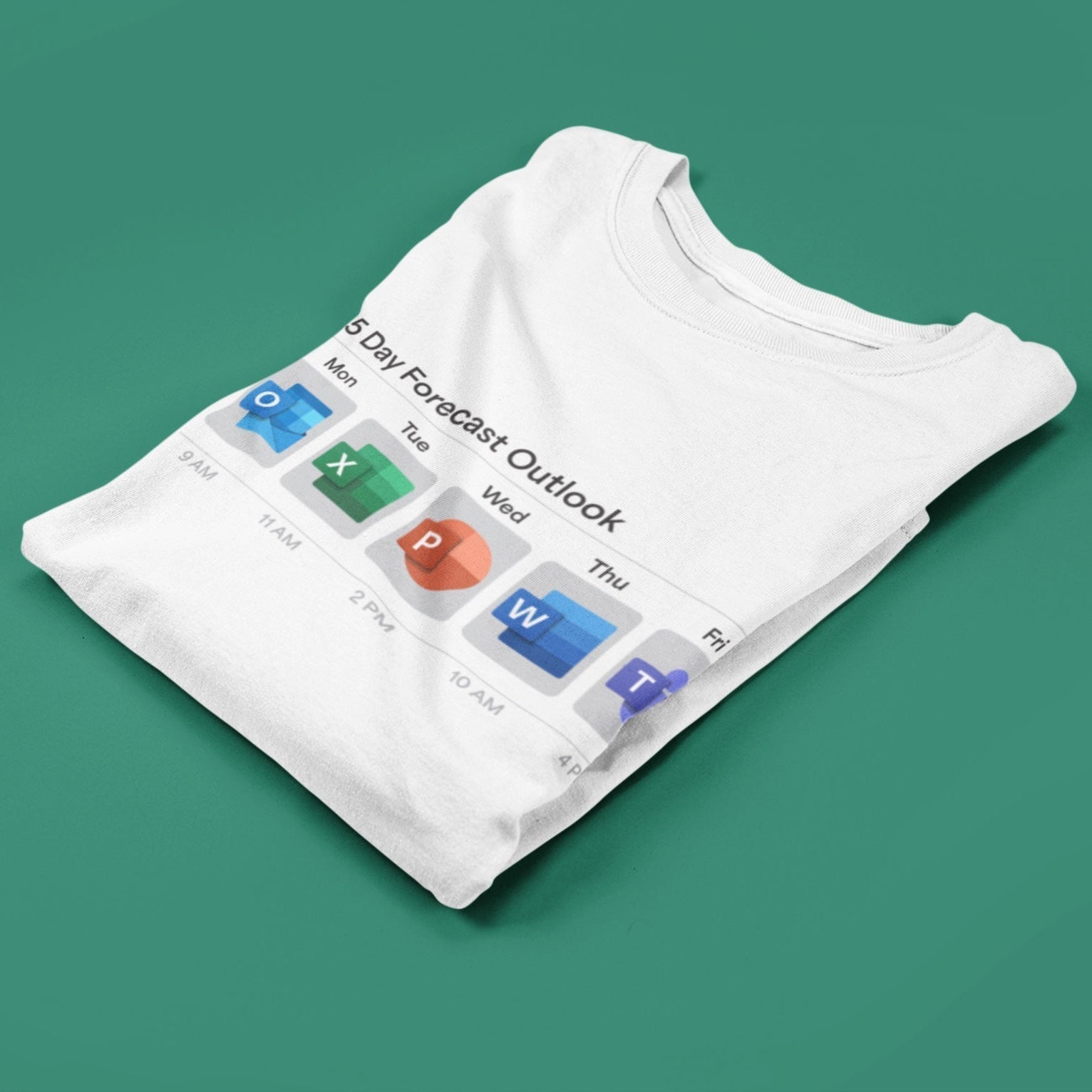 5 Day Forecast Outlook T Shirt Hoodie, Sweatshirt | CiraTrend.com (Image 2)