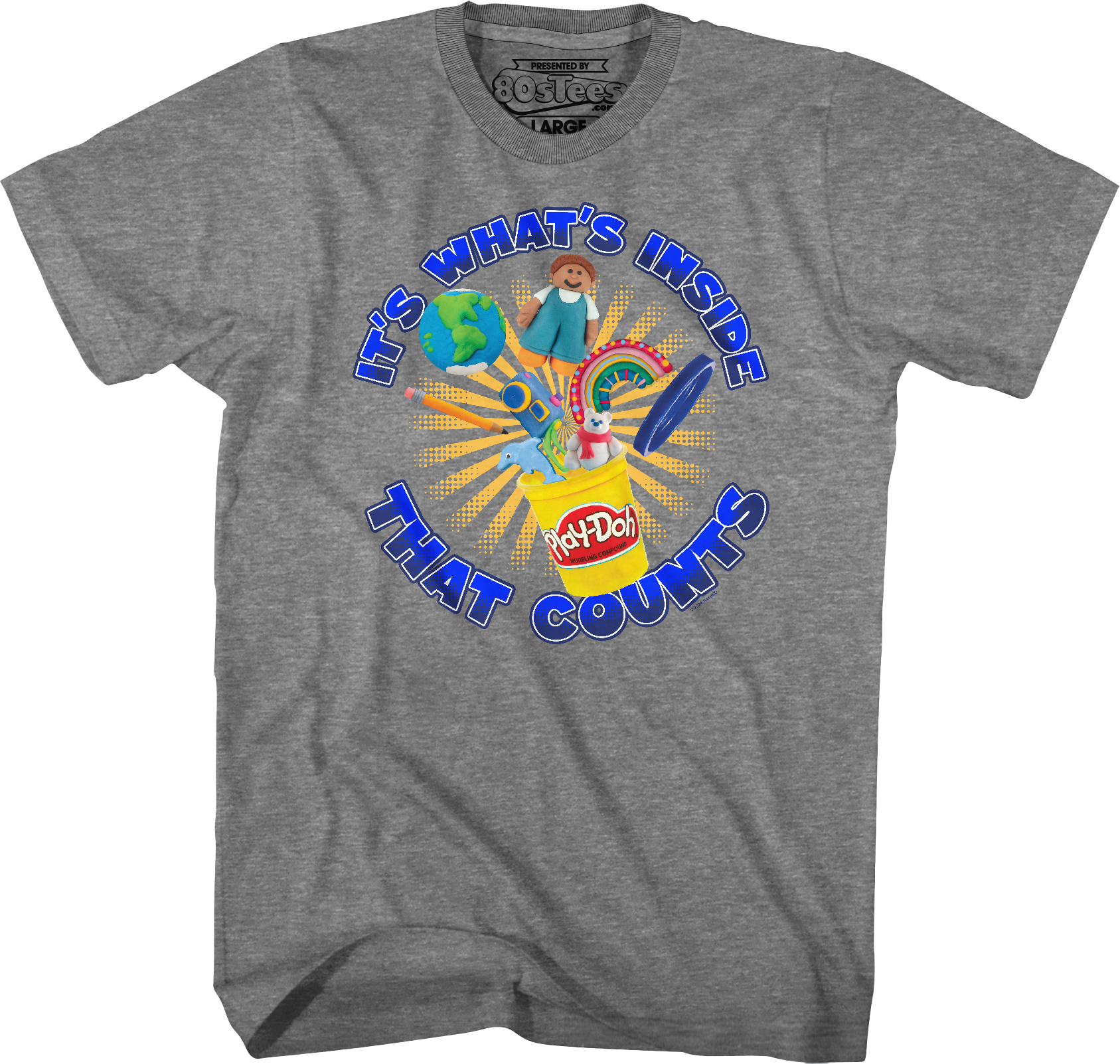 It's What's Inside That Counts Play-Doh T-Shirt Hoodie, Sweatshirt | CiraTrend.com (Image 1)