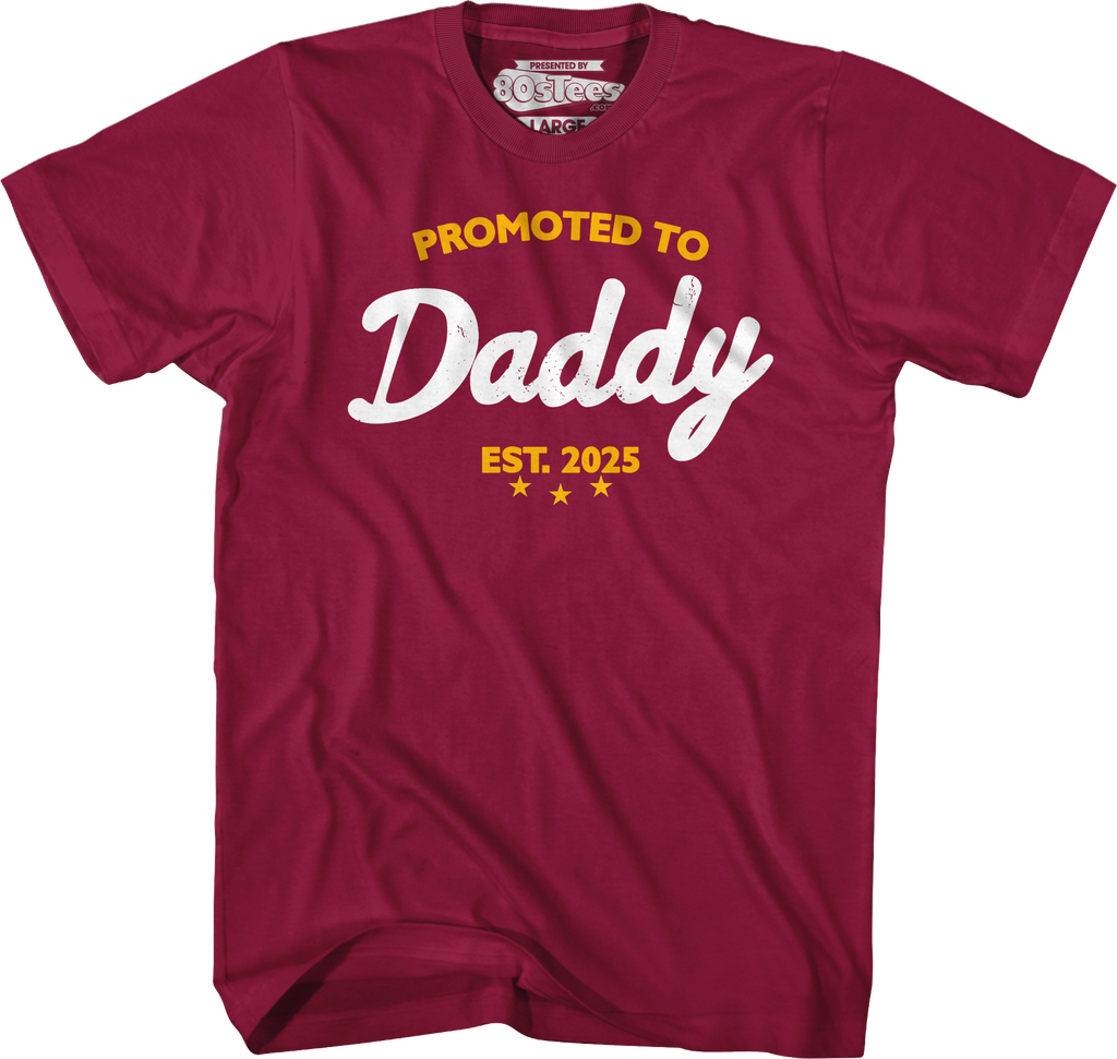 Promoted To Daddy 2025 T-Shirt Hoodie, Sweatshirt | CiraTrend.com (Image 3)
