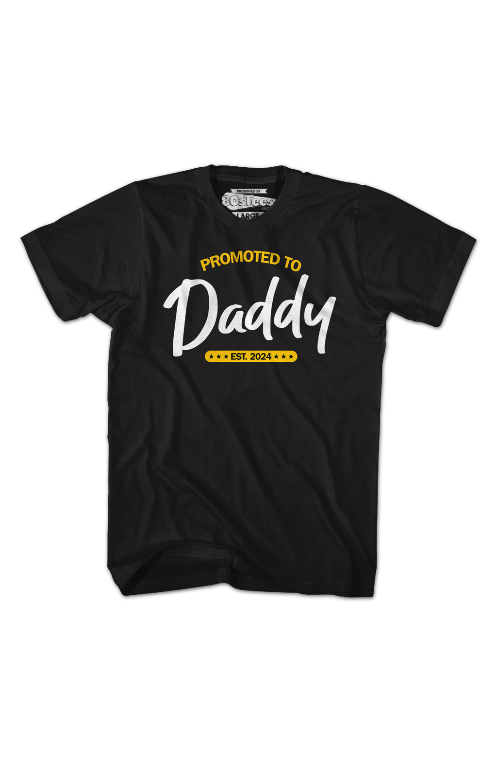 Promoted To Daddy Est. 2024 T-Shirt Hoodie, Sweatshirt | CiraTrend.com (Image 2)