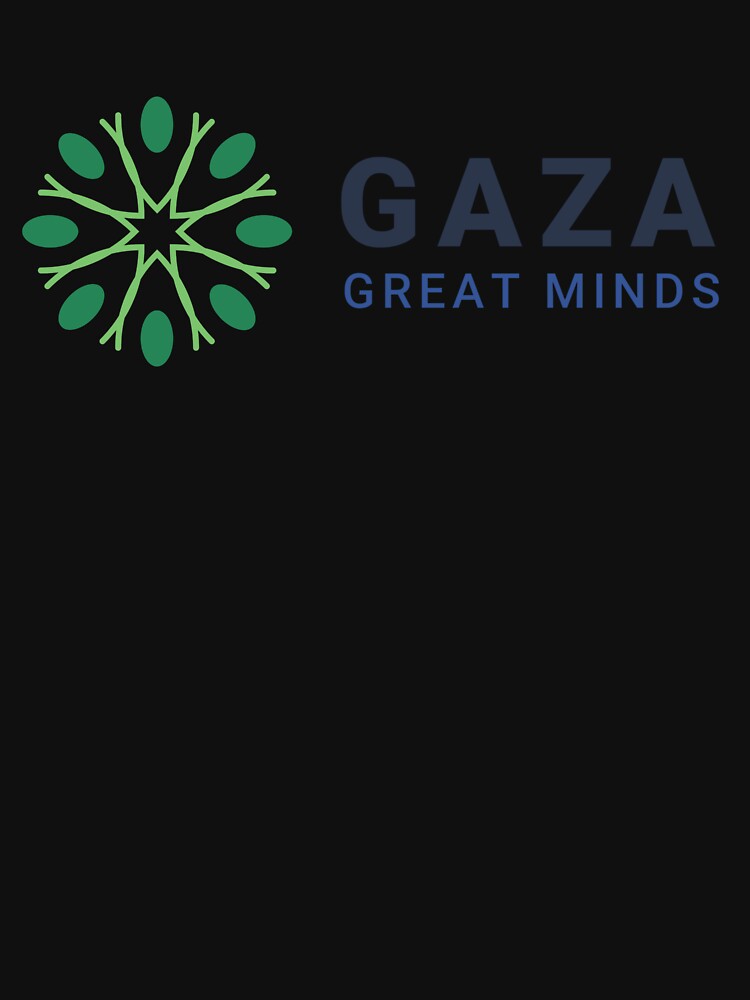 Gaza Great Minds Logo (3x1) Blue Text by Gaza Great Minds