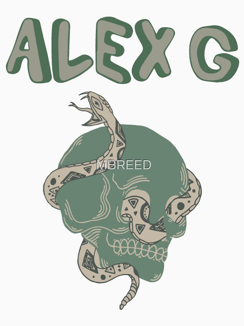 (Sandy) Alex G Skull Graphic by MBREED