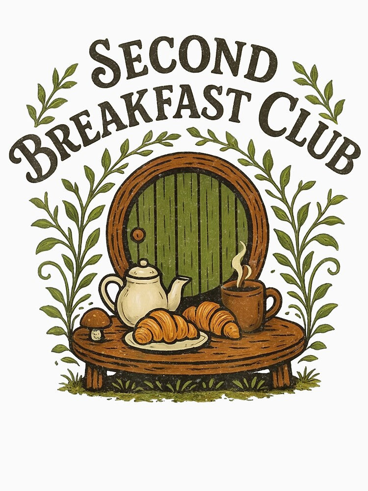 Second Breakfast Club Cottagecore Brunch Bakery Lovers by RDGNR