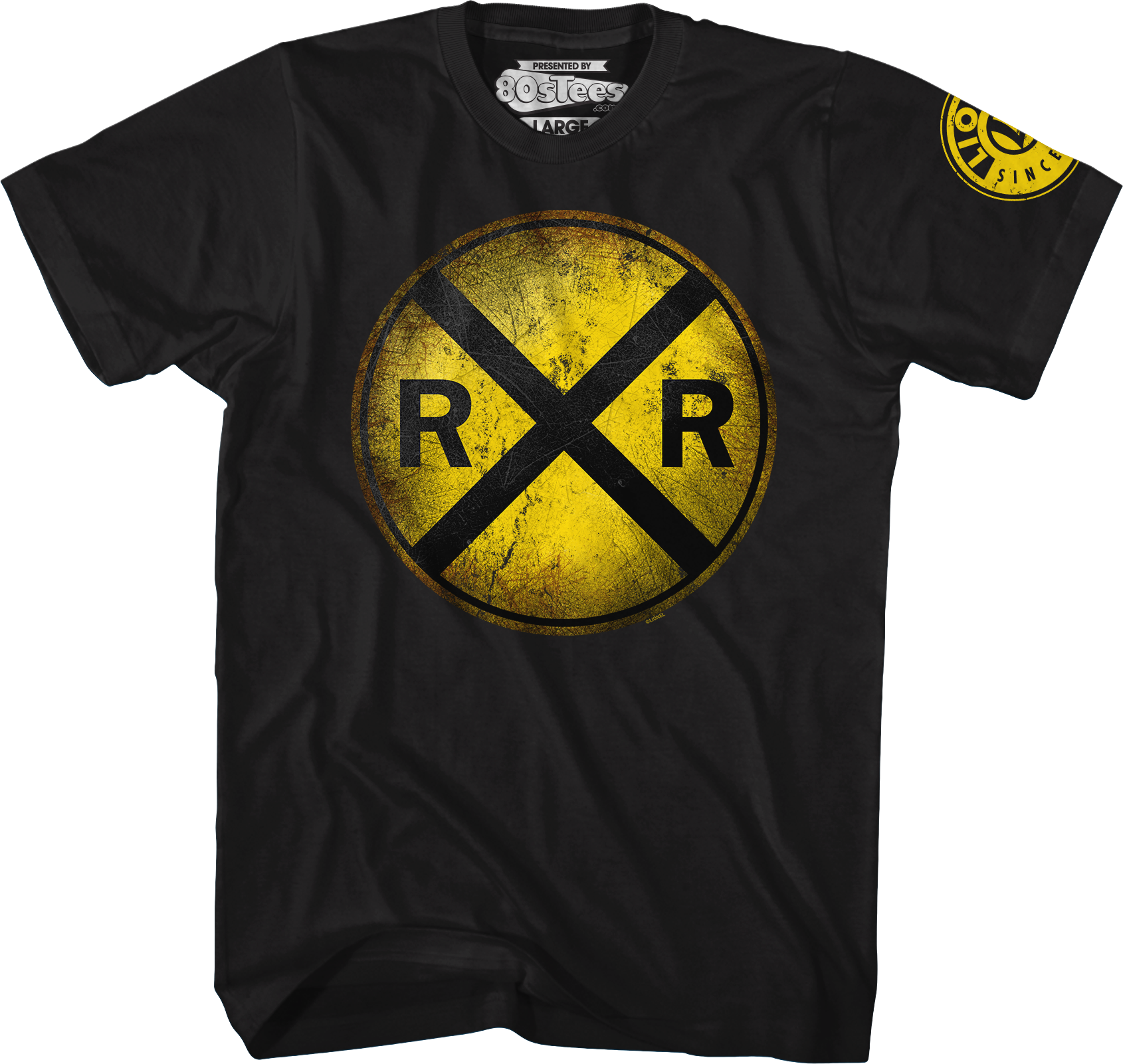 Railroad Crossing Lionel Trains T-Shirt Hoodie, Sweatshirt | CiraTrend.com (Image 1)
