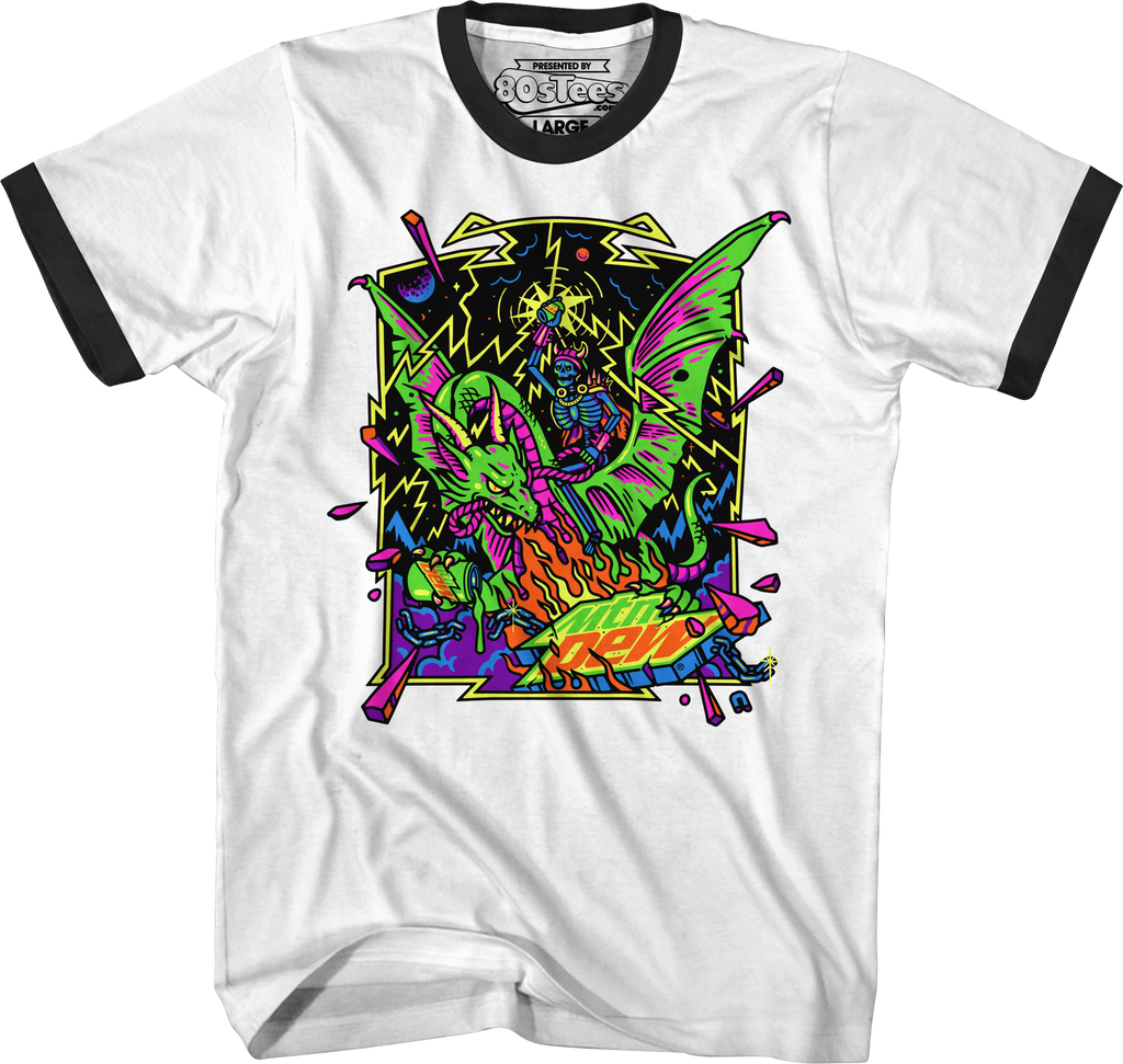 Retro Dragon Mountain Dew T-Shirt Hoodie, Sweatshirt | CiraTrend.com (Image 3)