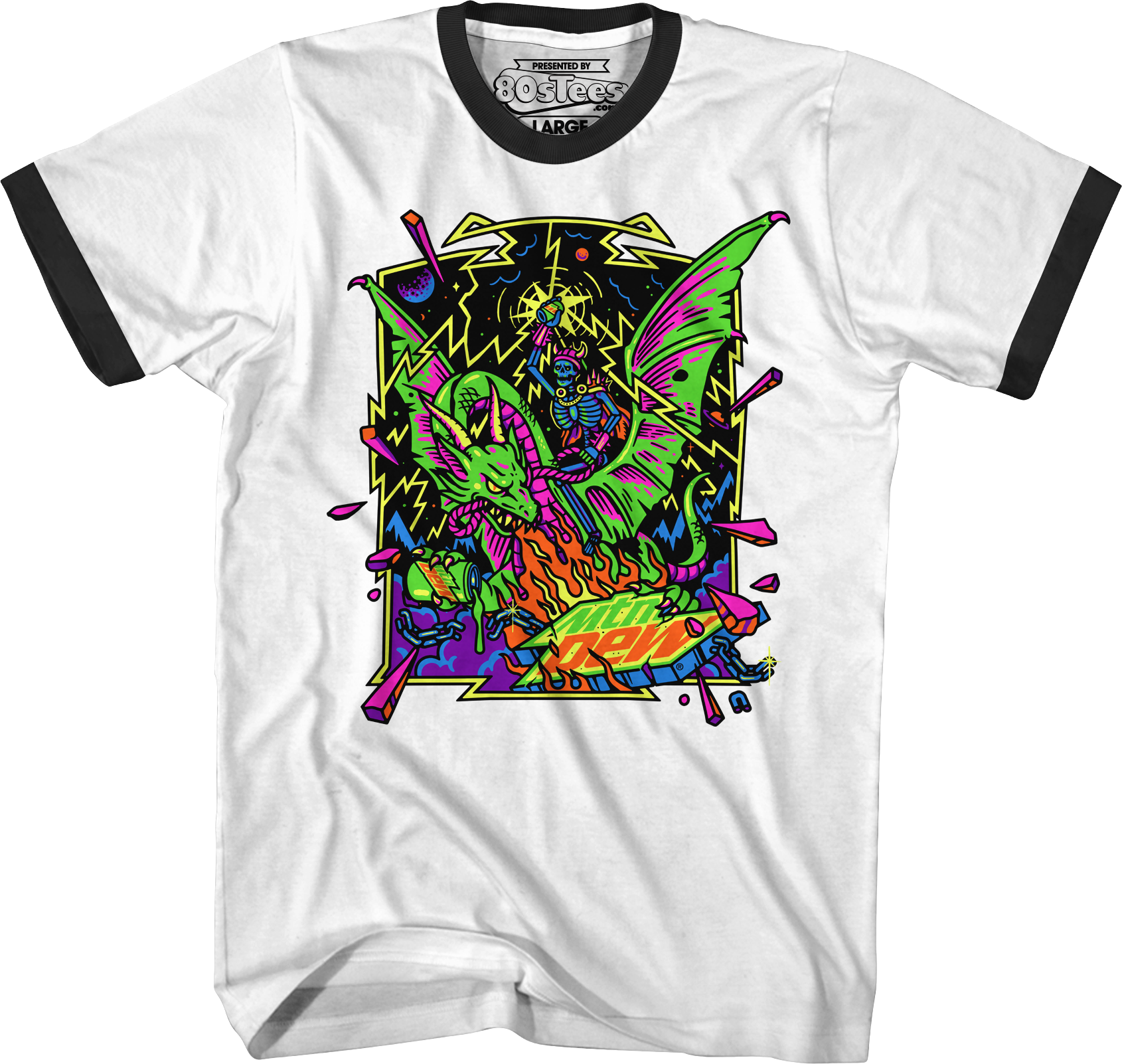 Retro Dragon Mountain Dew T-Shirt Hoodie, Sweatshirt | CiraTrend.com (Image 3)
