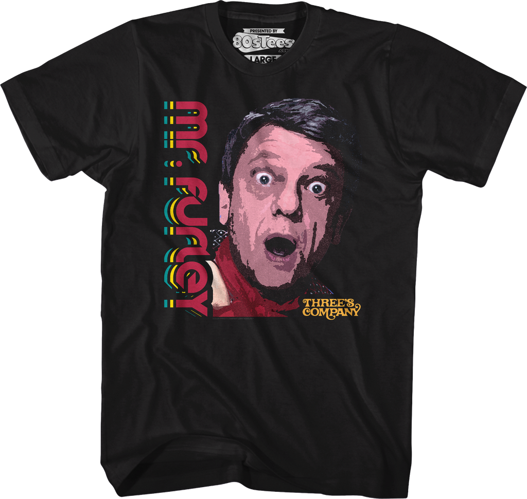 Retro Mr. Furley Three's Company T-Shirt Hoodie, Sweatshirt | CiraTrend.com (Image 1)