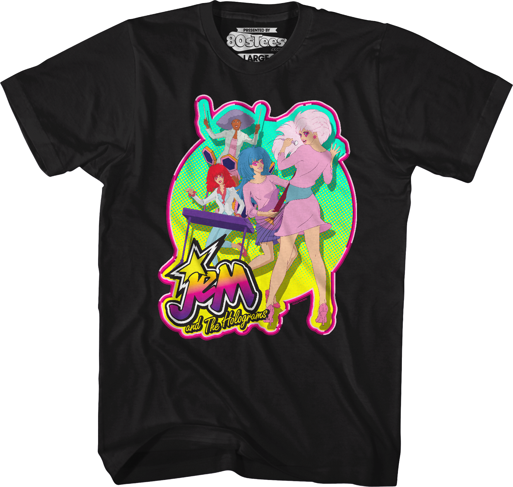 Rock Band Jem And The Holograms T-Shirt Hoodie, Sweatshirt | CiraTrend.com (Image 1)
