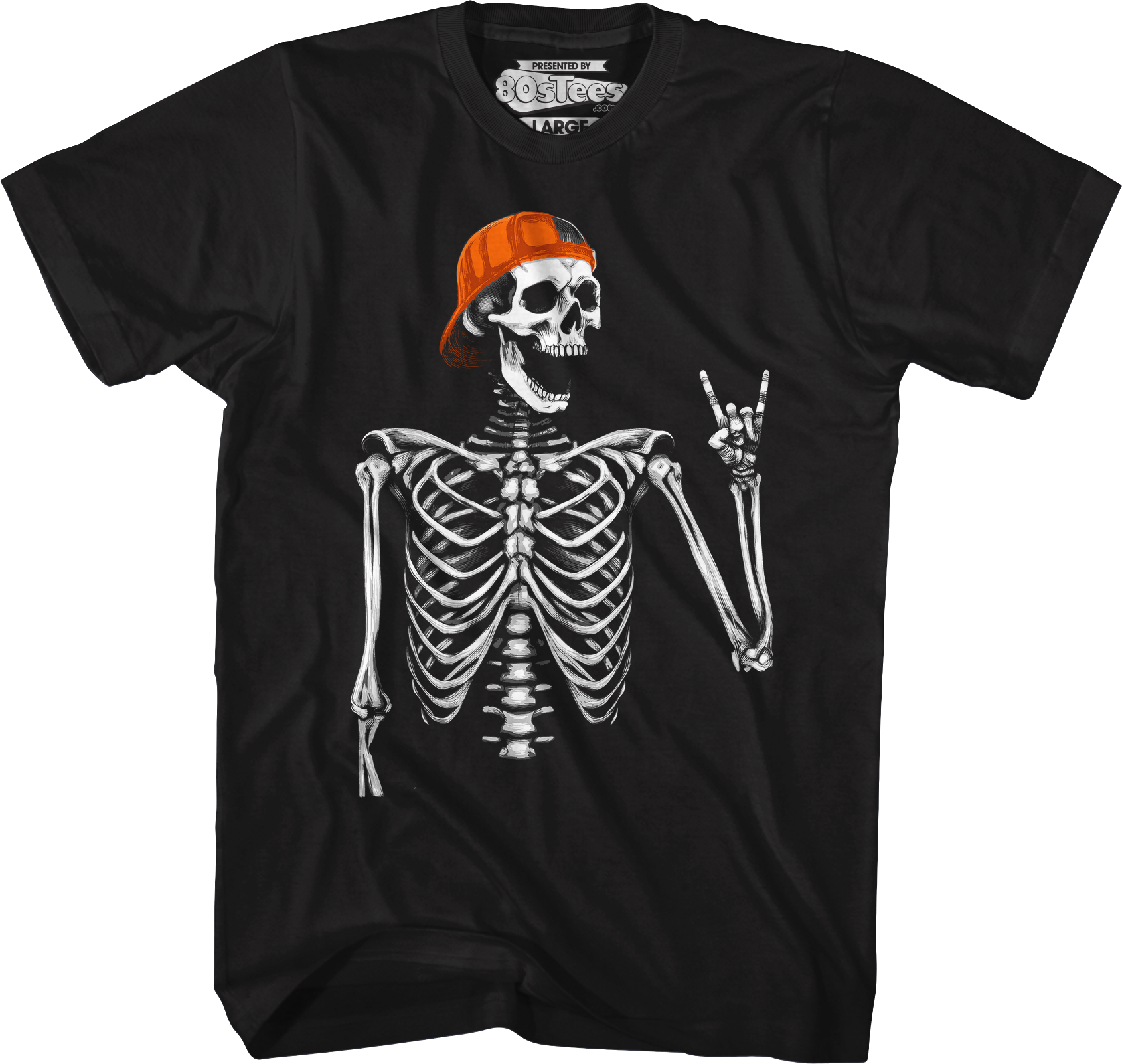 Rock & Roll Skeleton T-Shirt Hoodie, Sweatshirt | CiraTrend.com (Image 1)
