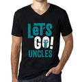 Men's Graphic T-Shirt V Neck Let's Go Uncles Eco-Friendly Limited Edition