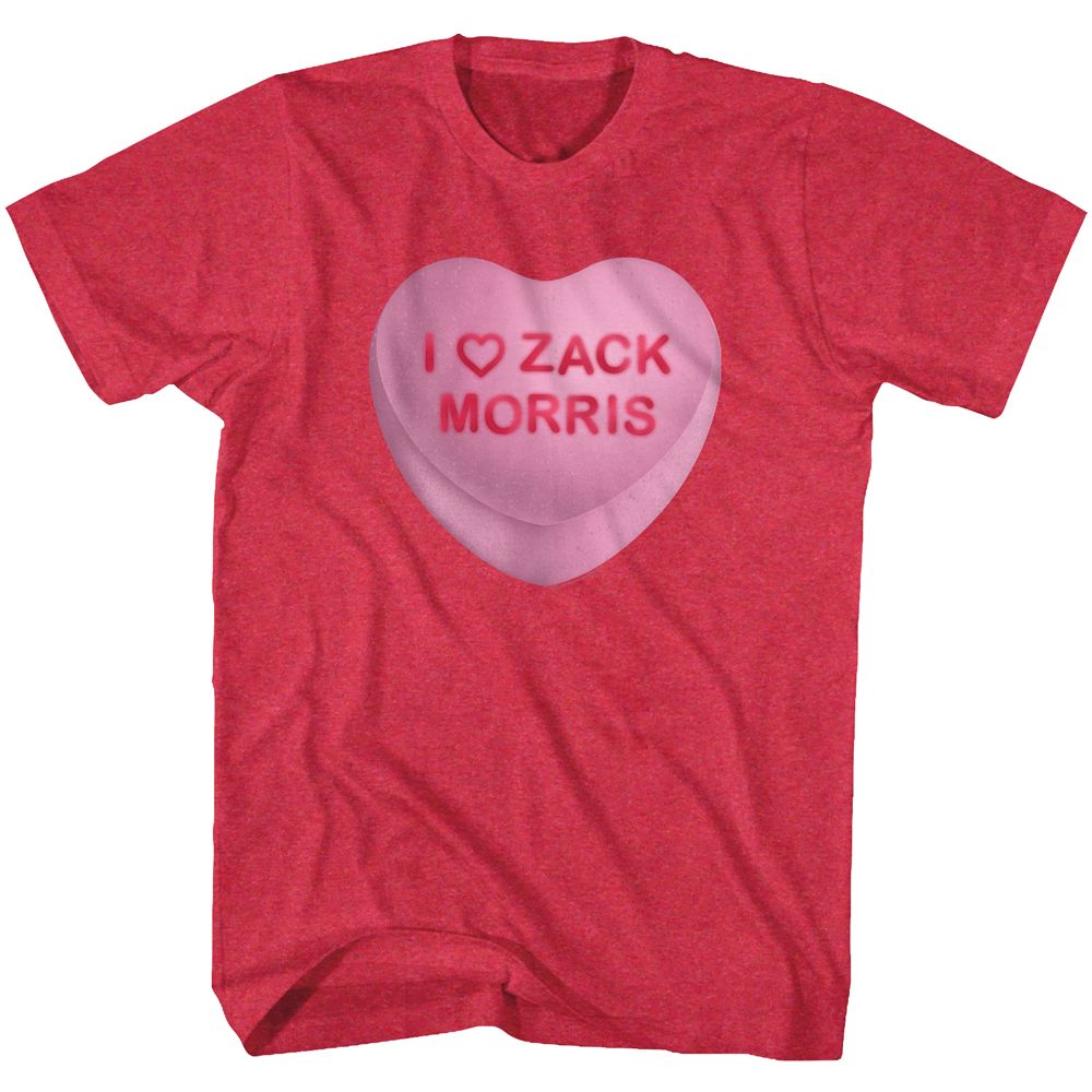 Saved By The Bell Zack Candy Heart T-Shirt Hoodie, Sweatshirt | CiraTrend.com