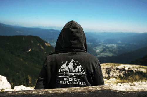 #SENDIT I Have A Trailer Zip-Up Hoodie T-Shirts, Sweatshirt | CiraTrend.com (Image 2)