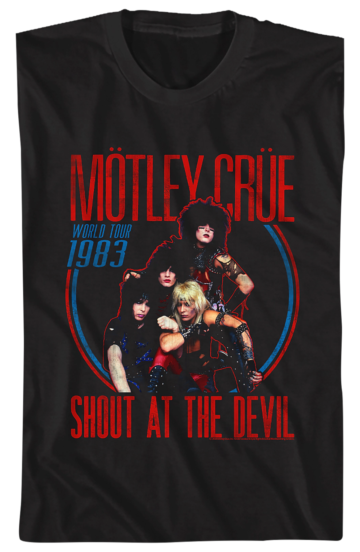 Shout At The Devil World Tour 1983 Motley Crue T-Shirt Hoodie, Sweatshirt | CiraTrend.com (Image 2)