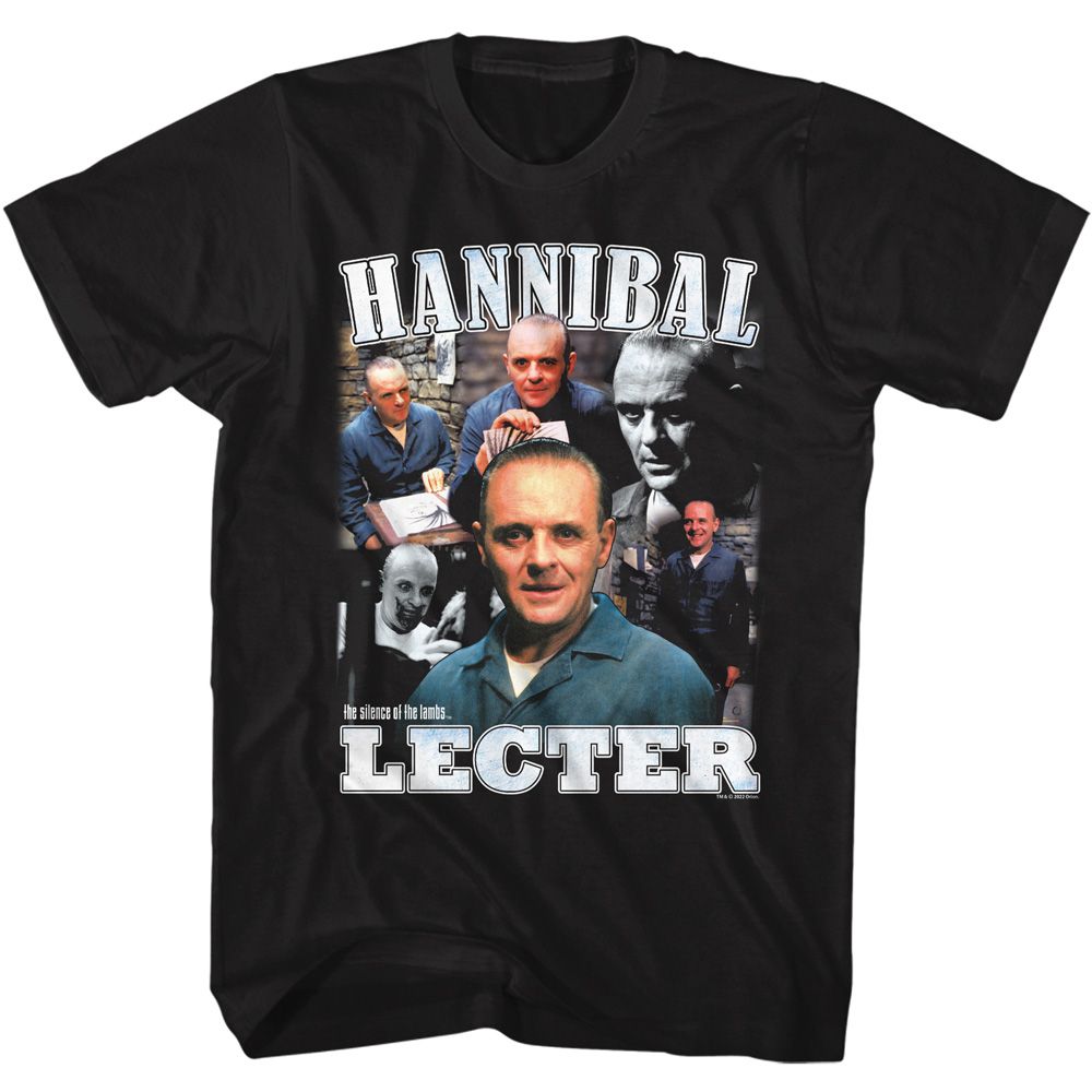 Silence Of The Lambs - Silence Hannibal Lecter Collage Boyfriend Tee Hoodie, Sweatshirt | CiraTrend.com