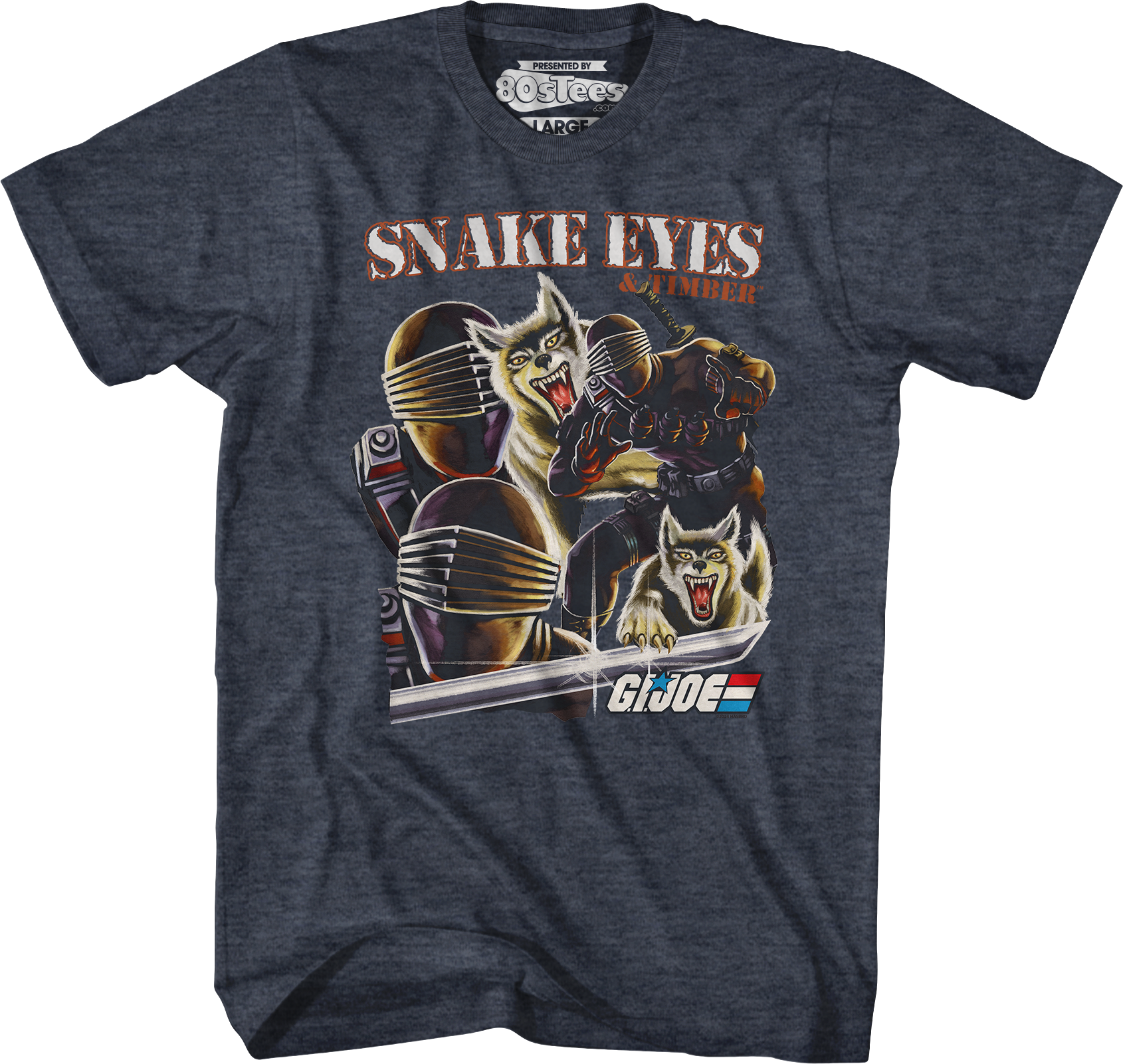 Snake Eyes & Timber Collage GI Joe T-Shirt Hoodie, Sweatshirt | CiraTrend.com (Image 3)