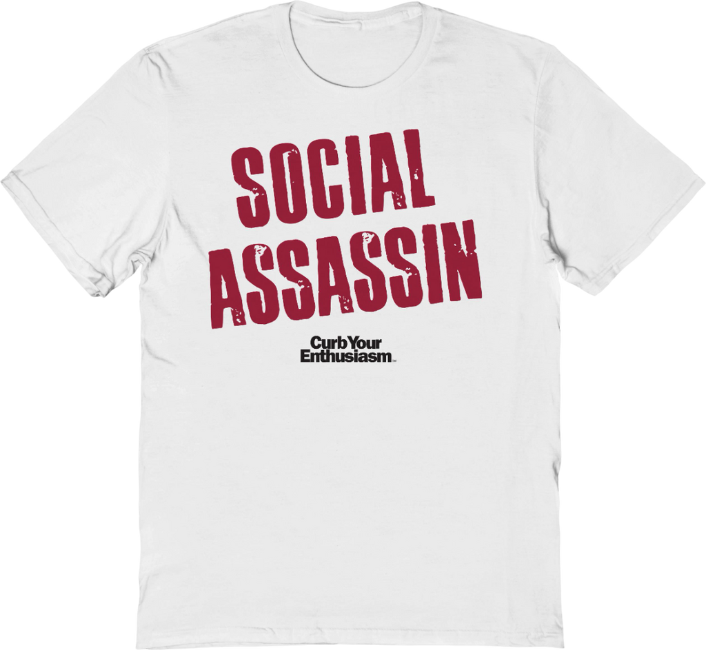 Social Assassin Curb Your Enthusiasm T-Shirt Hoodie, Sweatshirt | CiraTrend.com (Image 1)