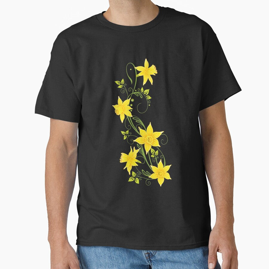 Daffodils Flower 	 Floral Spring Design Easter tee by ysmmgvvaxw67