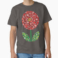 Simple Round Red Dot Flower by kjeppson
