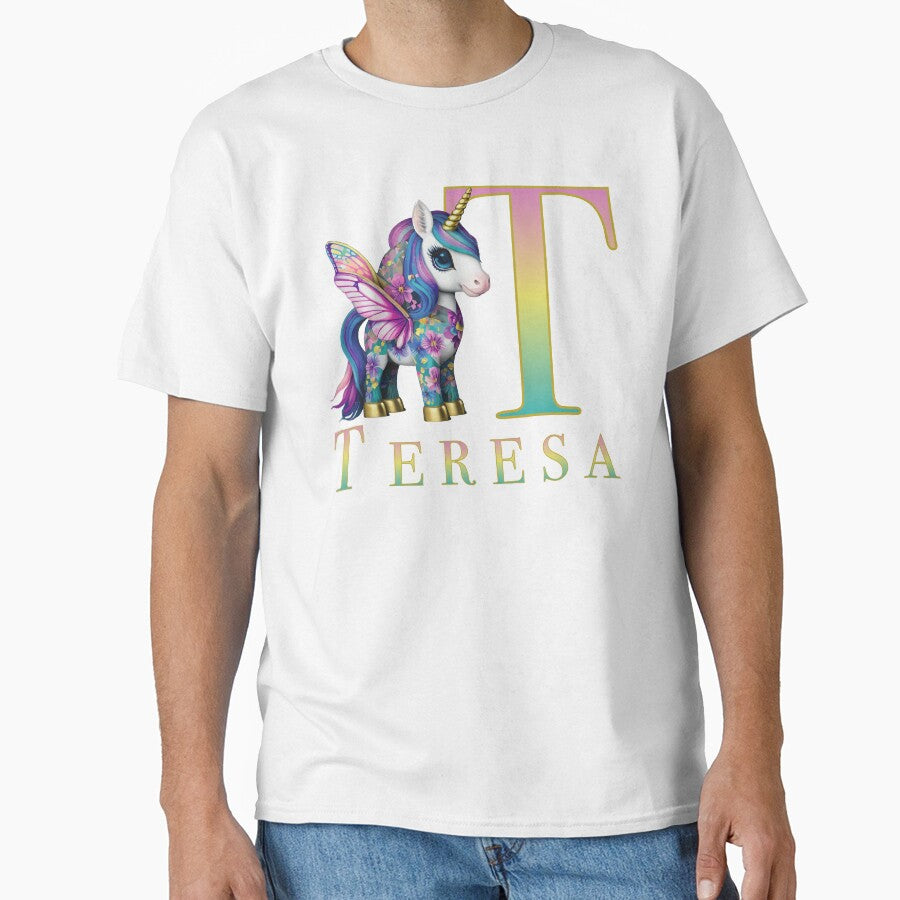 Teresa name with a cute unicorn by Lubellebubble20