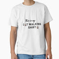 This is my cat walking shirt/ Custom Design Unisex Shirt by ShopminaTresors