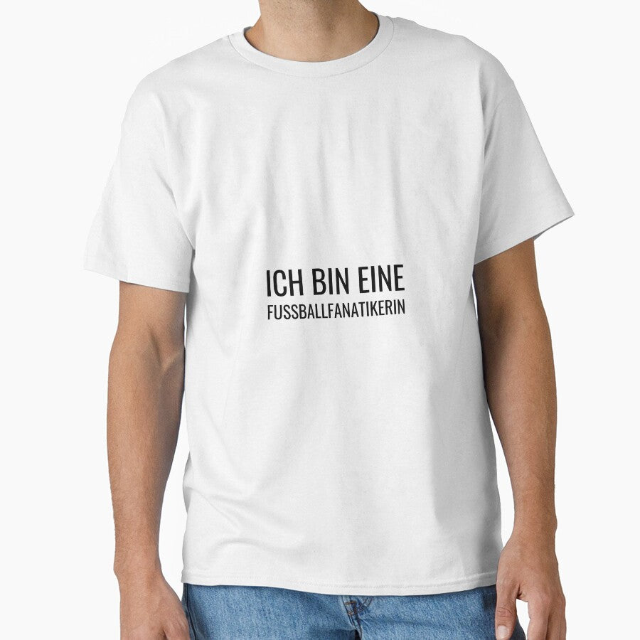 "Ich bin eine Fußballfanatikerin" Soccer Typography Design by RM-Journey