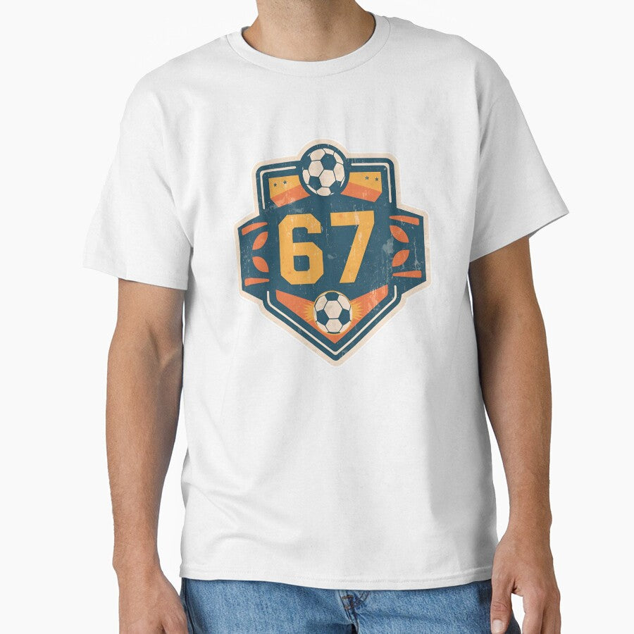 Retro Soccer Badge 67 Design - 2 by PixelKickr